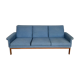 Canapé scandinave modèle Jupiter 218 en teck tissus d'origine vintage