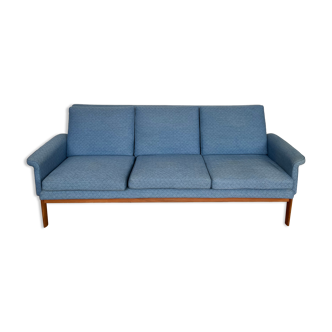 Scandinavian sofa model Jupiter 218 in teak fabrics of vintage origin