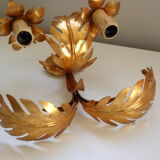 Vintage palm wall lamp