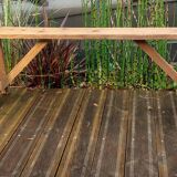 Antique pine bench