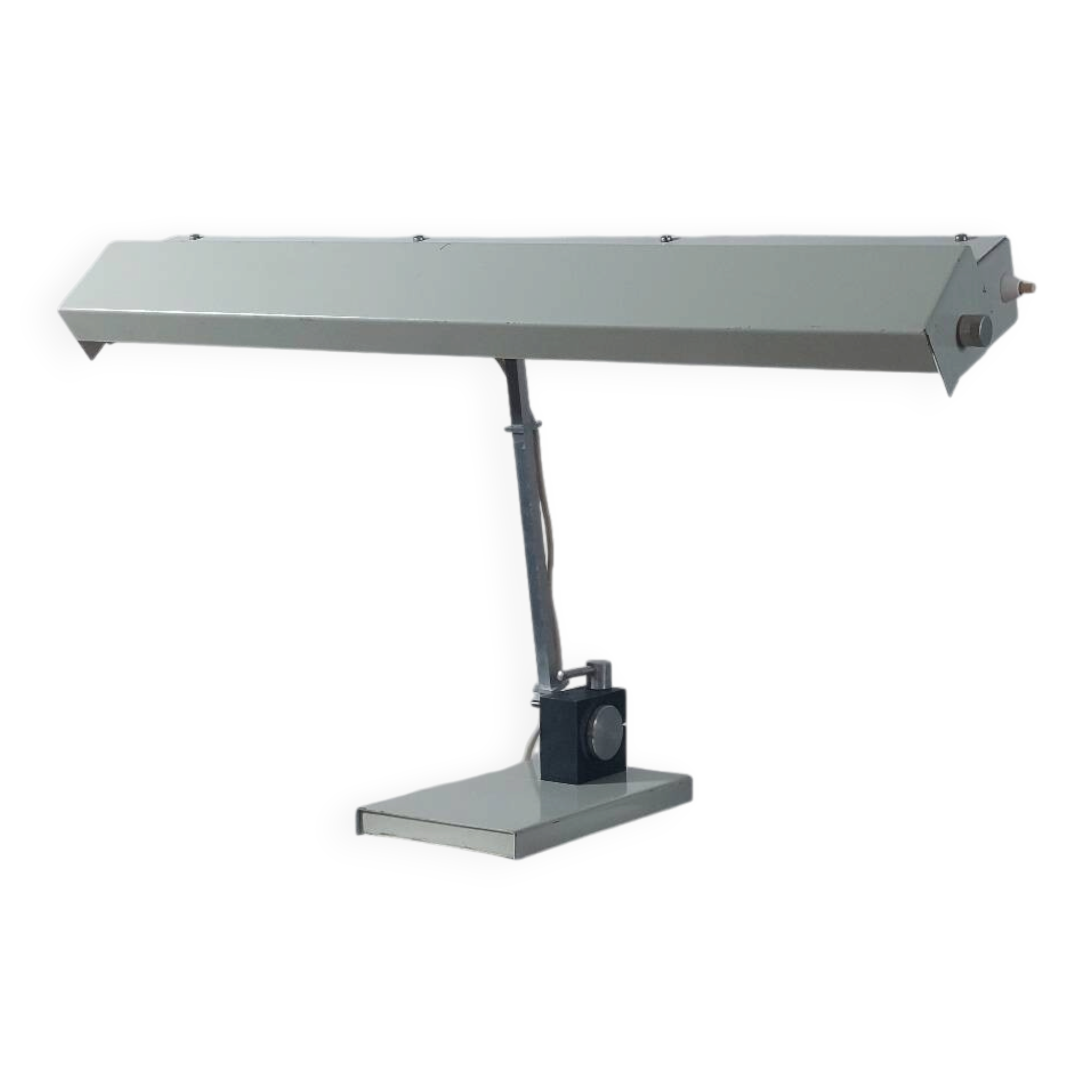 XXL vintage metal desk lamp by Klaus Musinowski GDR