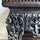 Antique 19th century Qing Dynasty hand carved console circa 1860, China.