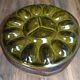 Vintage earthenware egg tray, Sacavém Portugal, 60s-70s
