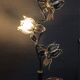 Vintage Hollywood Regency Floor Lamp Lotus Flowers