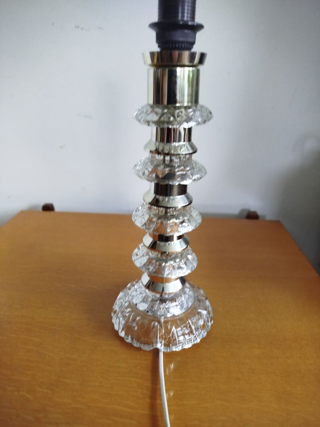 Iconic Carl Fagerlund x Orrefors lamp – cut glass, 1960s