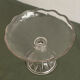 Glass fruit bowl