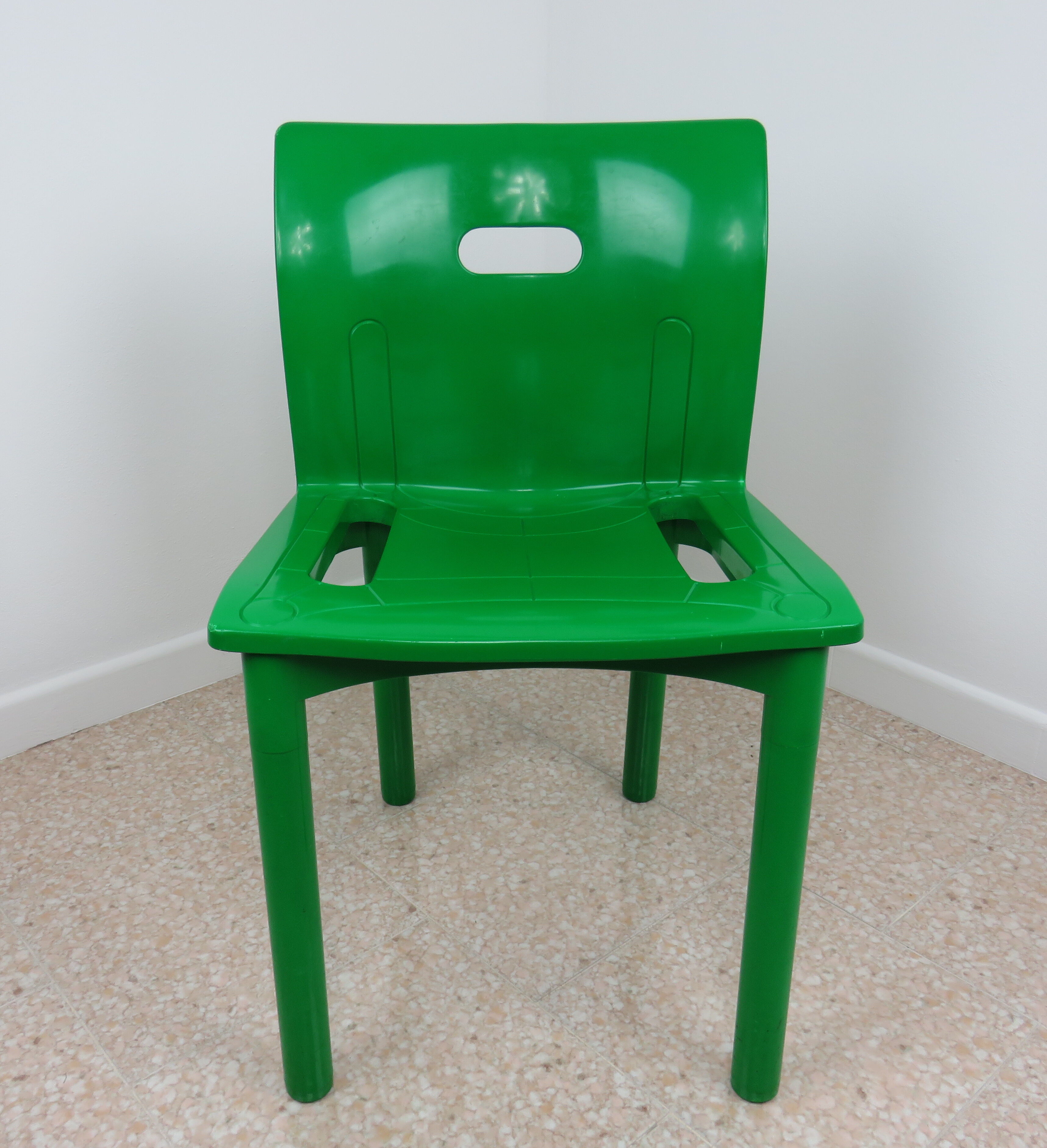 Stackable Chairs K 4870 Design Anna Castelli Ferrieri for Kartell Edition 1985 - - (Set of 4 Pcs)
