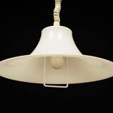 White pendant lamp, Danish design, 1970s, manufacturer: Fog & Morup