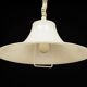 Lampe à suspension blanche, design danois, années 1970, fabricant : Fog & Morup