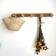 Wooden coat rack 5 hooks