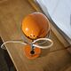 Lampe de bureau 1970 Eyeball orange et chrome