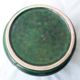 Green ceramic cache-pot