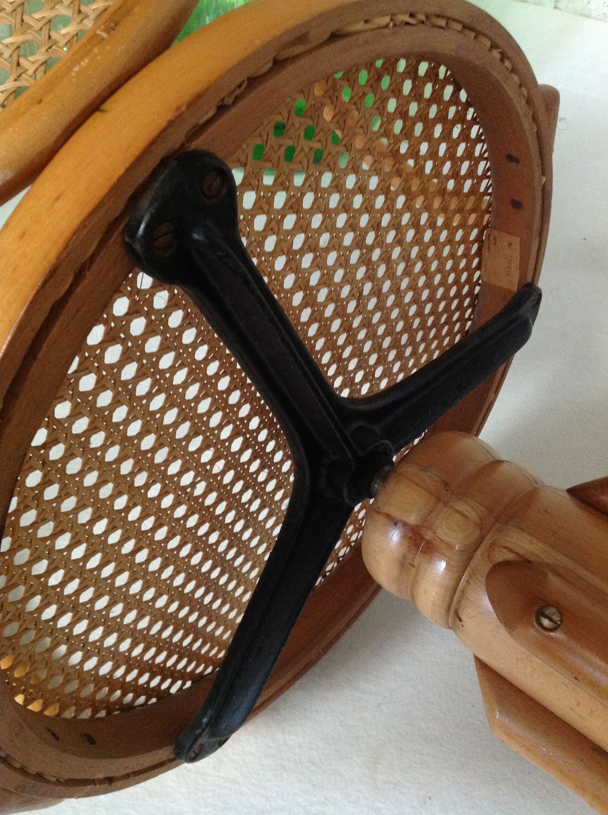Fauteuil pivotant Thonet bois courbé
