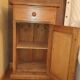 Interior's wooden bedside table