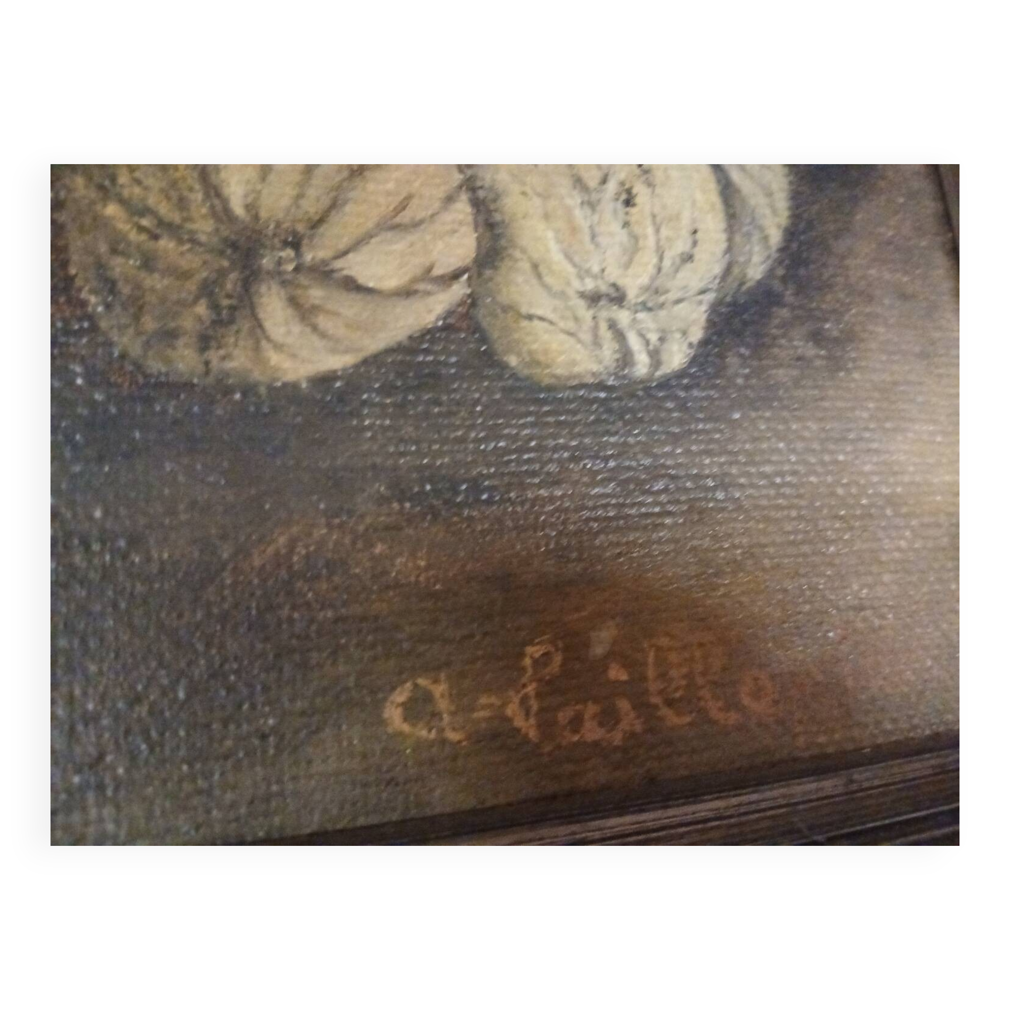 Still Life with Seasonal Fruits - Oil on Canvas - André-Pierre CAI
