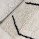 Tapis berbere marocain beni ourain 251x143cm