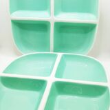 Divided mint serving plates
