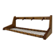 Midcentury Wooden Wall Coat Rack by ULUV - Czechoslovakia, 1960s