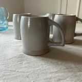 Beer mugs in Alsace stoneware