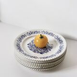 16 assiettes illustrée