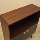 Danish Display Cabinet with Glass Doors and Contrasting Finish, 1970s