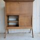 Vintage secretary with compass legs