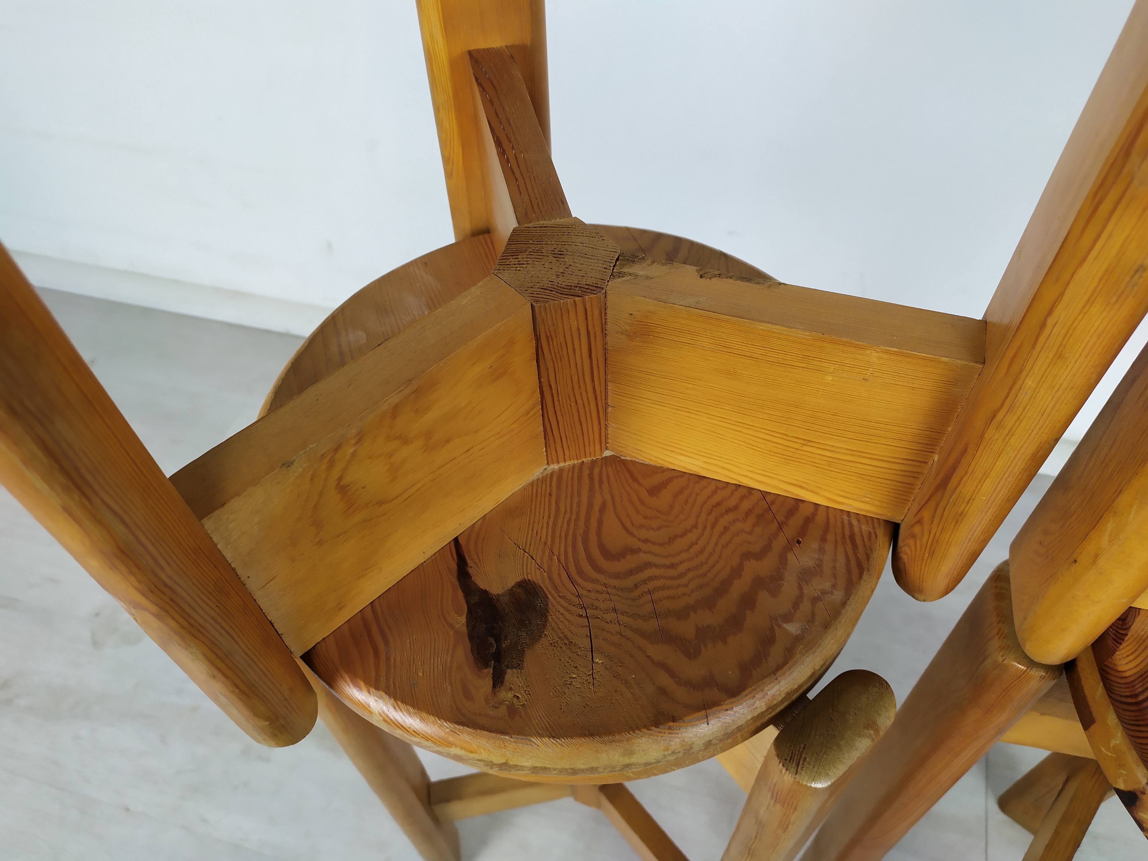 Vintage chalet bar stools