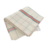 6 tea towels in metis, blue flower