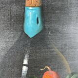 Table painting fruit basket with pears