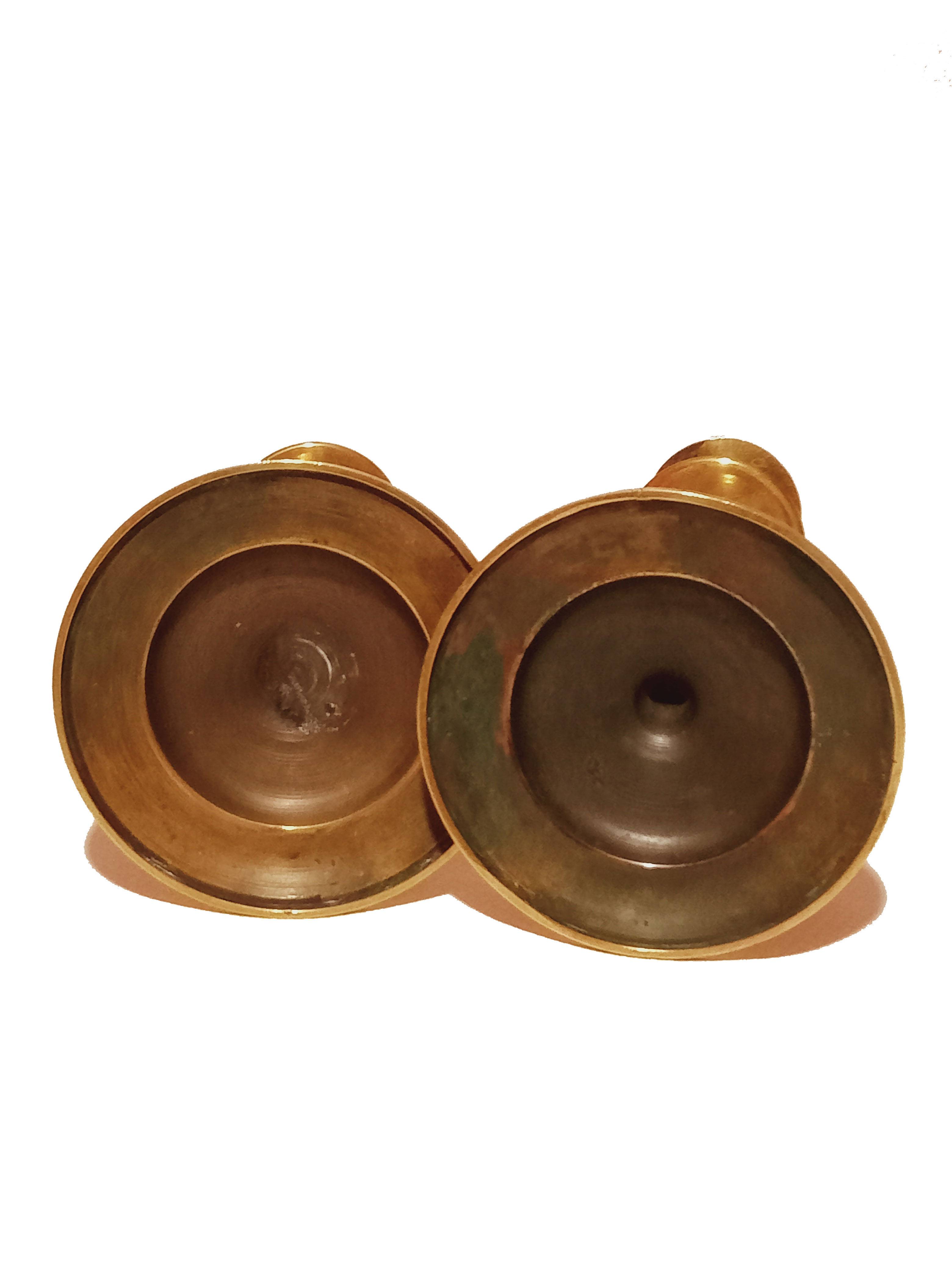 Brass candle holders