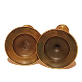 Brass candle holders