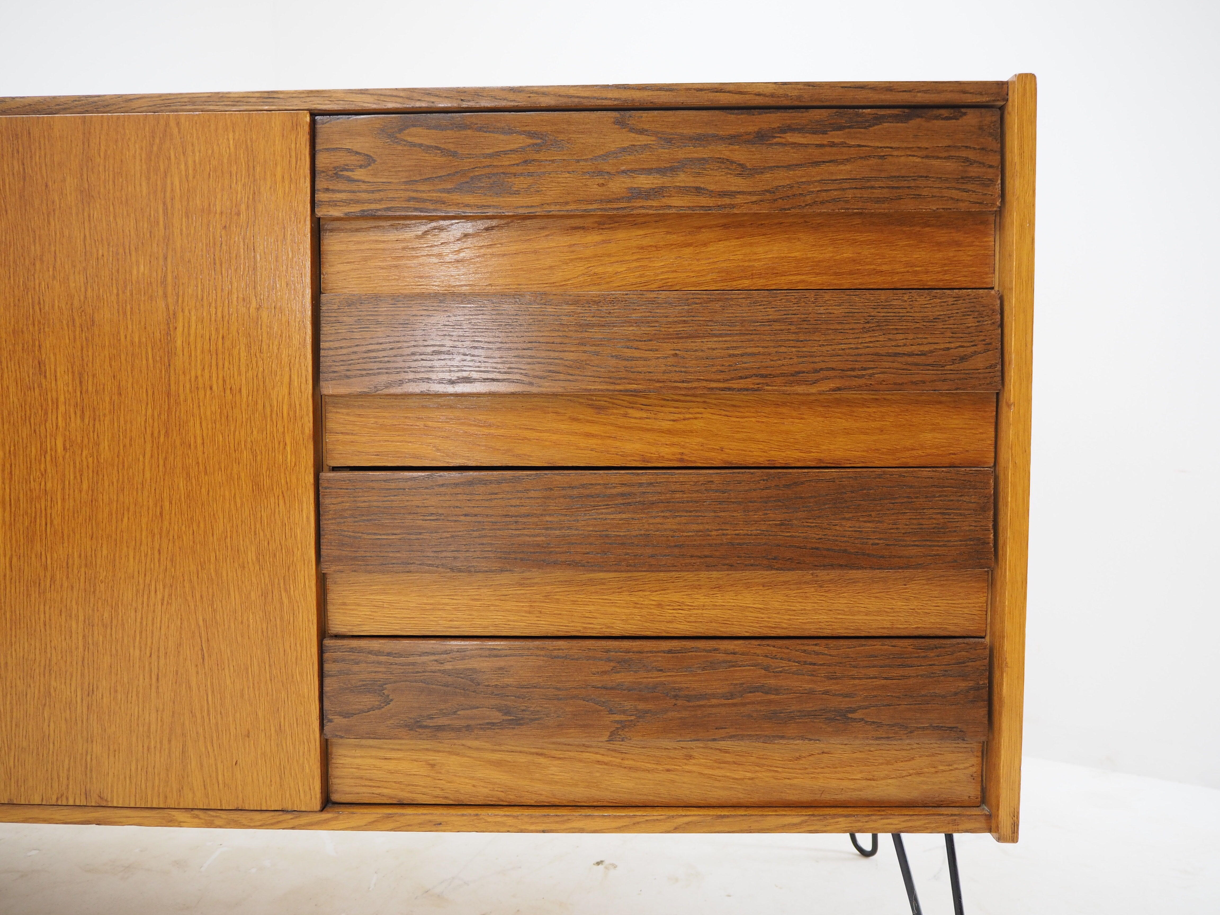1960s Jiri Jiroutek Upcycled sideboard , Czechoslovakia