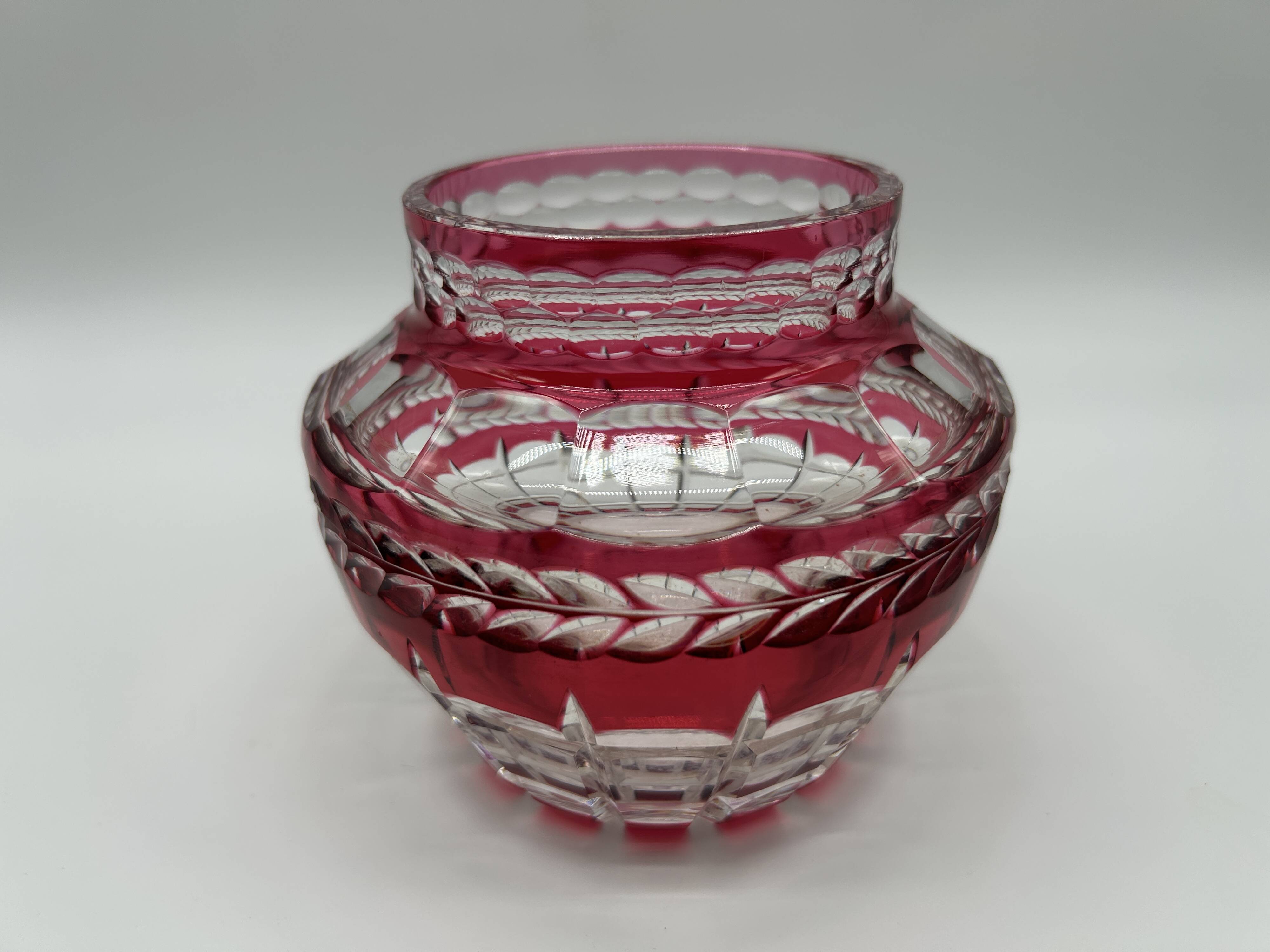 Crystal flower holder from VSL by Joseph SIMON