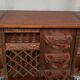 Folding bar. Solid mahogany.
