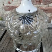 Vintage glass pendant/lamp
