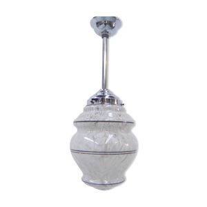 Lampe suspendue art déco