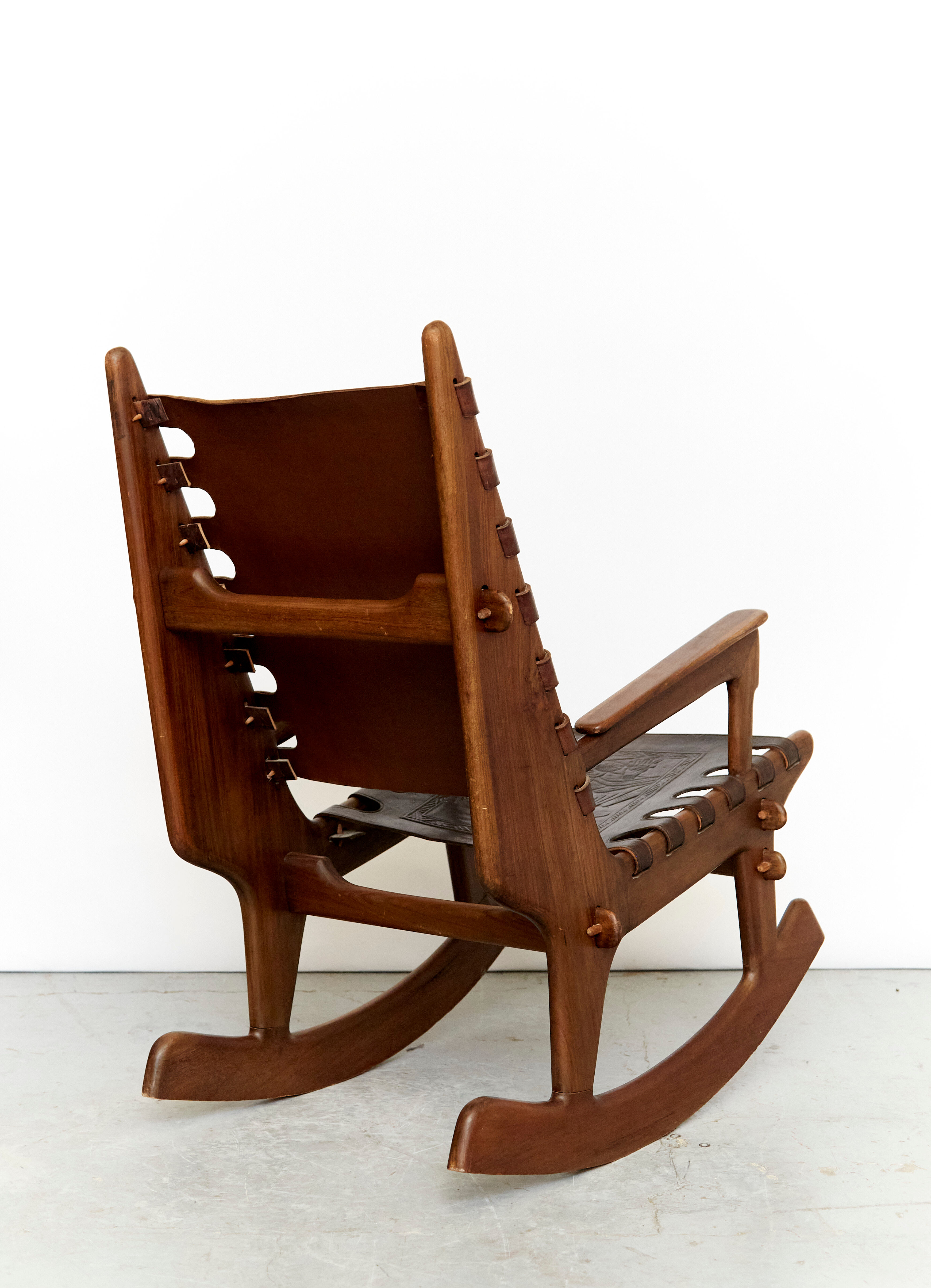 Angel I. Pazmino rocking chair for Muebles de Estilo