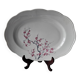 Plat en porcelaine. Création A.Deshoulières