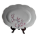 Plat en porcelaine. Création A.Deshoulières