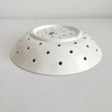 Earthenware drainer plate Digoin Sarreguemines