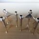 Pair of Scandinavian Nagel candlesticks "model S22" 70s
