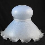 Globe suspension en verre opalescent