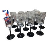 12 verres à vin publicité Esso année 80