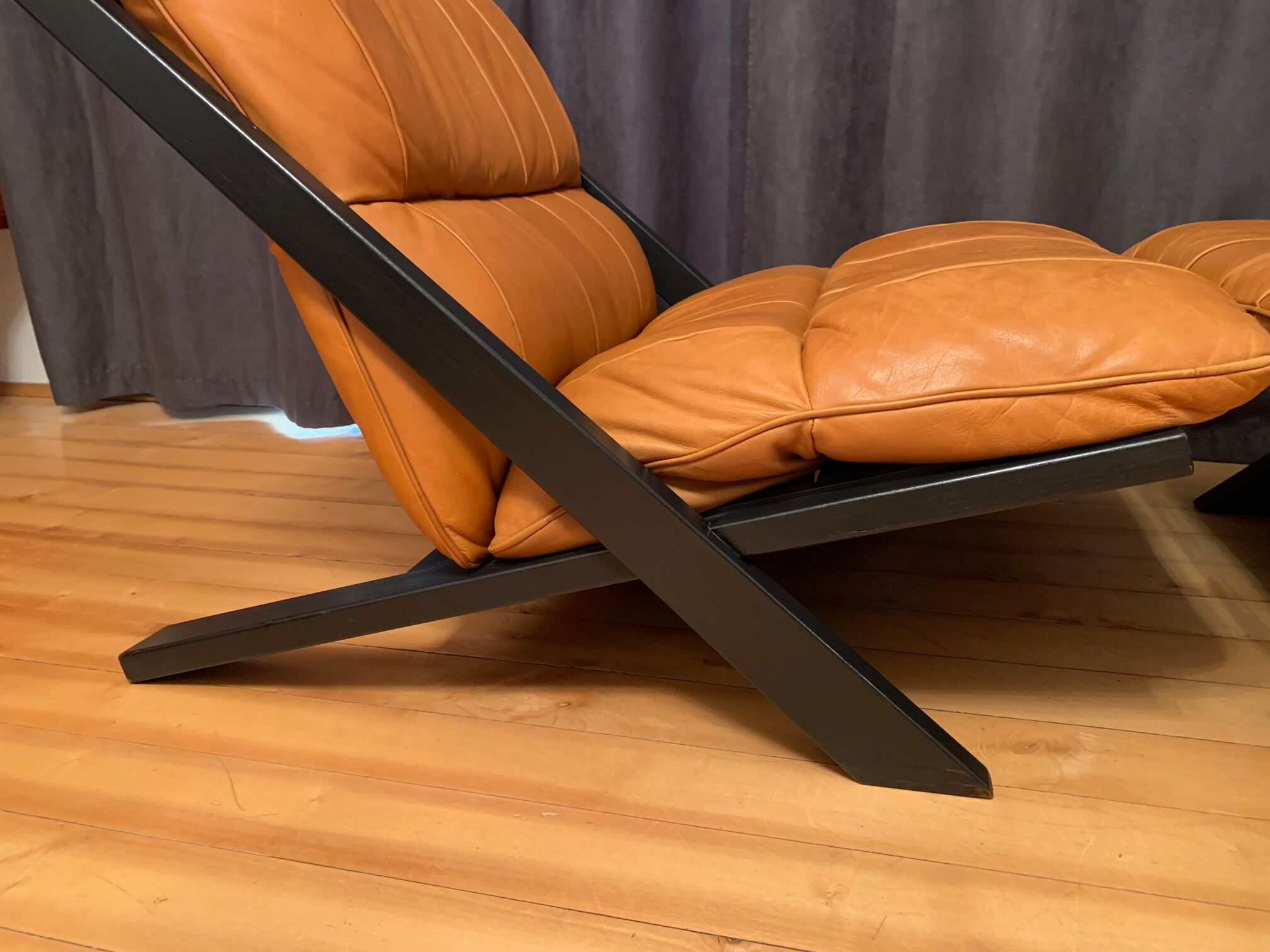 Paire de fauteuils par Ueli Berger, De Sede, Suisse, années 1970.