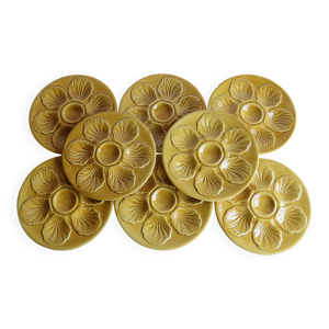 Lot de 8 assiettes à