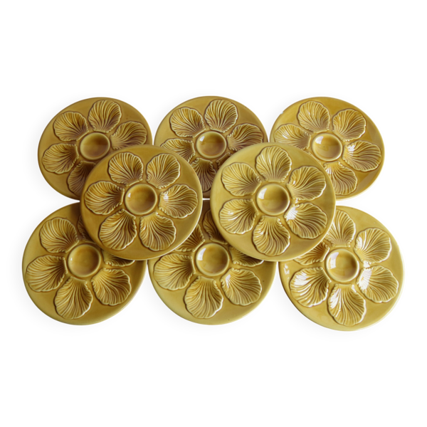 Lot de 8 assiettes à huîtres Proceram