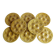 Set of 8 Proceram oyster plates