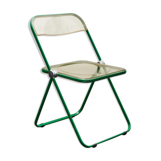 Green Plia chair by Giancarlo Piretti for Castelli, 1960s
