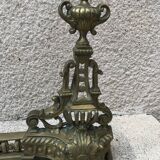 Parure de cheminée en bronze