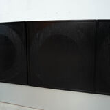 Black brutalist sideboard by Musterring